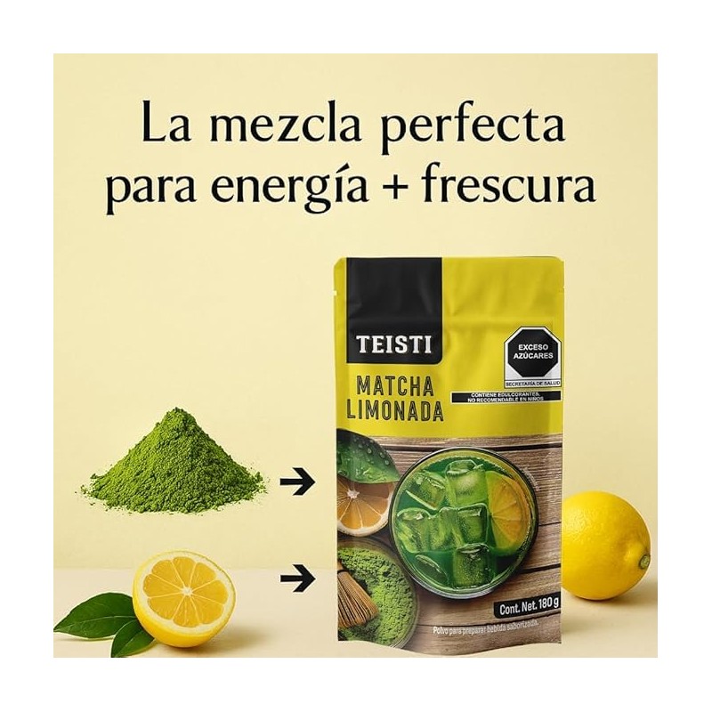 Matcha Limonada, Bebida Refrescante 800 g