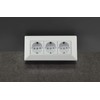Socket block in white.