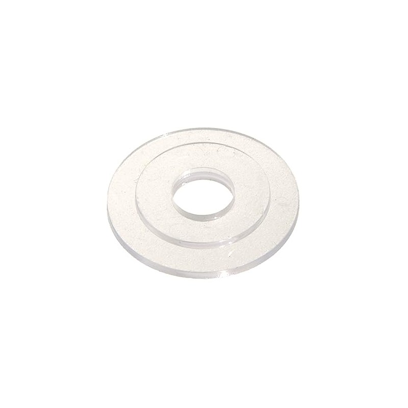 B&P Lamp® Clear Plastic Washer for Crystal Fixtures