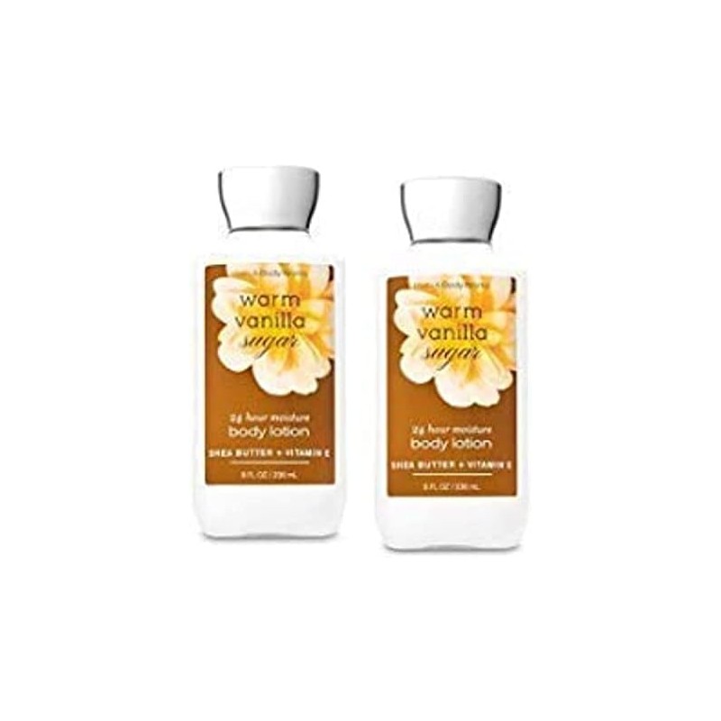 Bath and Body Works 2 Pack Warm Vanilla Sugar Super
