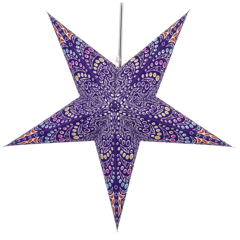 Guru-Shop Foldable Advent Luminous Paper Star, Christmas Star Nemesis, Star