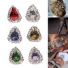 30pcs Sew On Rhinestones 6 Colors DIY Handcraft Glass Rhinestone