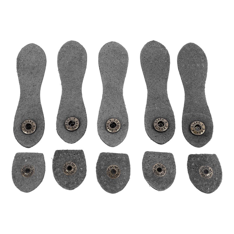 5 Set Leather Snap Buckles Soft Wearable DIY Sewing Leather