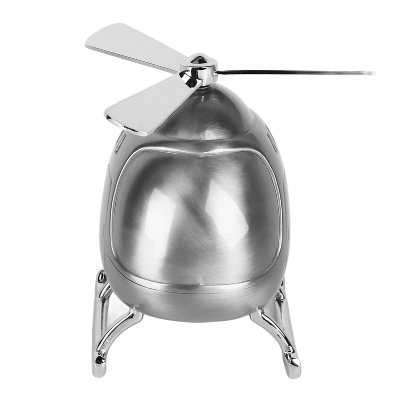 Helicopter Coin Bank Decorative Metal Money Saving Bank Coin Jar