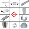INEFA DN100/125 Galvanised Steel Screw Pipe Clamp 290 mm Pack