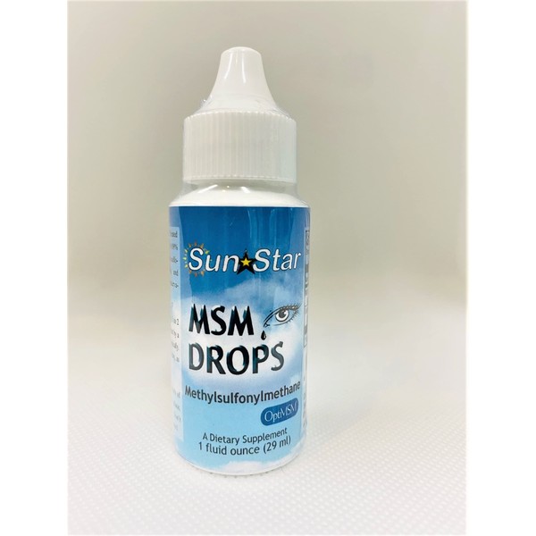 Sun Star Organics MSM Drops (1 fl oz) - 2 Pack