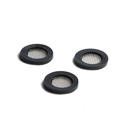 Shower Head Gasket - Rubber Washer - Creates A Seal to Prevent Leakage - with Wire Mesh Middle, Fits Universal Pipe (3 Pack) by Barclays Buys