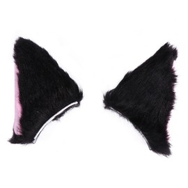 LIFKOME 1pair Plush Cat Ear Hair Clip for Boy Girl Cute Headdress for Parties Cosplay Festivals Soft Material for Girls and Women