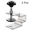 sourcing map Drawer Front Installation Clamps, Stainless Steel Cabinet Jig