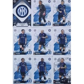 Match Attax 2024 2025 Inter Milan Full Base Card Team Set