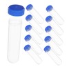 FUNOMOCYA Lab Equipment 50ml Screw Cap Tubes 50pcs Test Vials