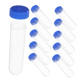 FUNOMOCYA Lab Equipment 50ml Screw Cap Tubes 50pcs Test Vials for Experiments Reliable