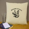Azeeda 40cm x 40cm 'Beware Of Dog German Shepherd '