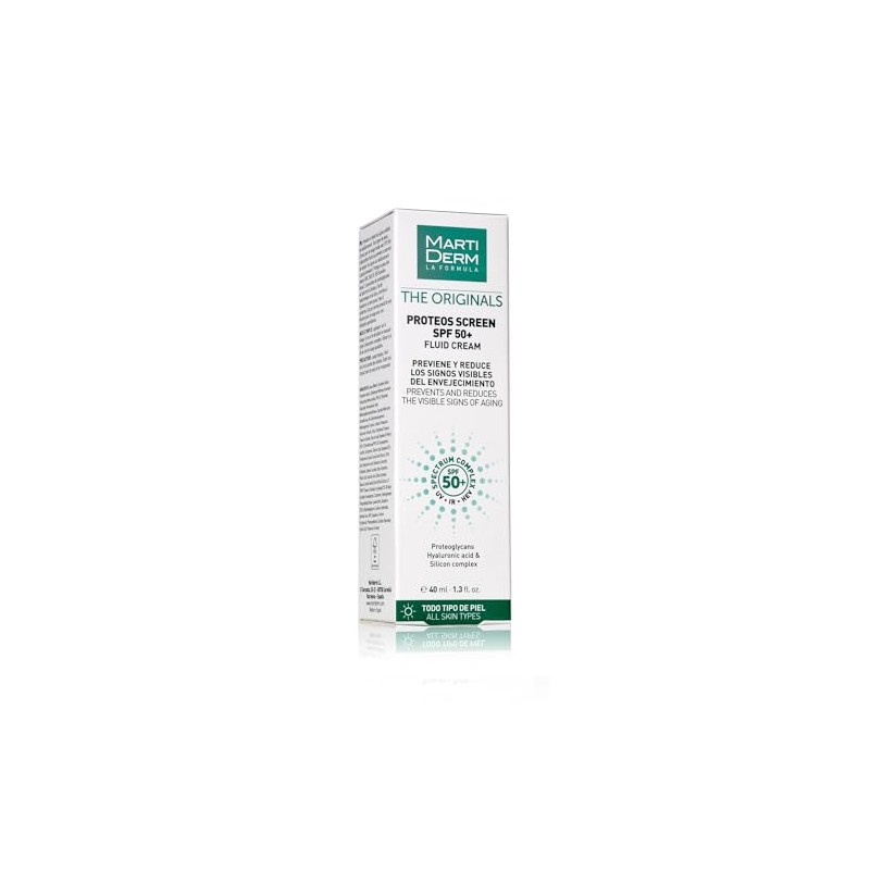 MartiDerm Proteos Screen SPF 50+ - Crema antiedad con protector