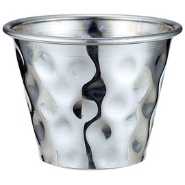 Sanho Sangyo 03115074 Sauce Pot, Silver, 0.5 fl oz (13.5 cc), Sauce Cup, Hammered