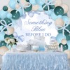 Something Blue Before I Do Bridal Shower Decorations Blue Bowknot