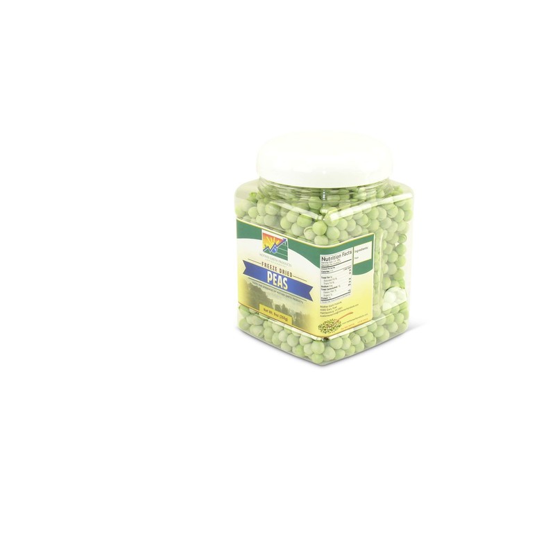 Mother Earth Products Freeze Dried Peas, Net Wt 8OZ (226g)