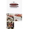 CRUXGG SMOKELESS 2-IN-1 INDOOR CERAMIC NONSTICK GRILL & GRIDDLE SMOKE
