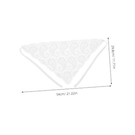 FRCOLOR Knitted Floral Hair Bandana for Women Vintage Crochet Headwrap Elegant Lace Design Hair Accessory for Boho Style and Everyday Wear