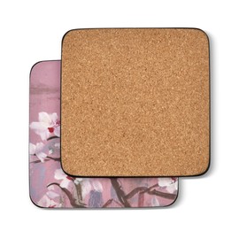Spode Emerging Collection Coasters | Set of 6 | Cork Backed Board | Heat and Stain Resistant | Drinks Coaster for Tabletop Protection | Measures 4 x 4