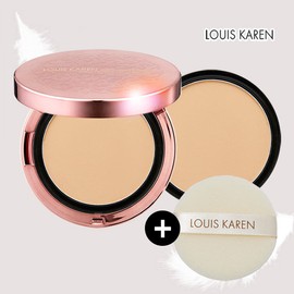 Louis Karen HD Powder Pact Main Product + Refill Set (Extra) Puff - No. 23 / 루이스카렌 HD 파우더 팩트 본품+리필 세트 (증)퍼프 - 23호