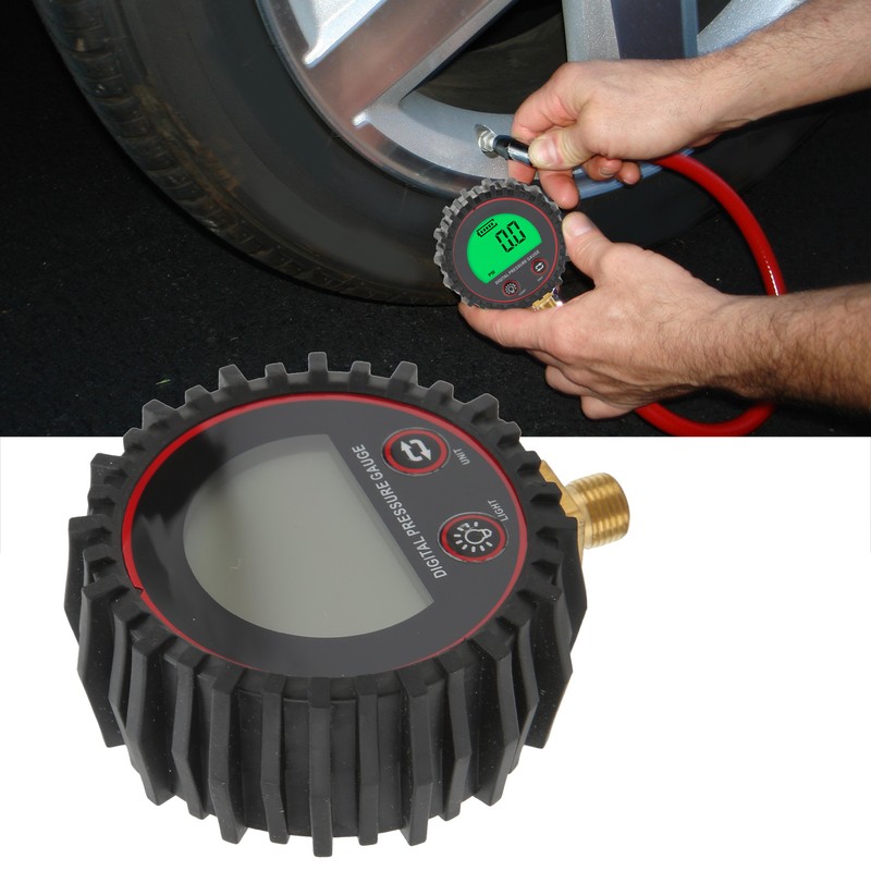 Digital Pressure Gauge Large LCD Display Fast and Accurate Reading