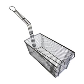 Quality Industries Basket, Fryer, 12.9" x 6.31" x 5.3" Basket Size, Stainless Steel