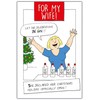 Wife Christmas Card, Funny Christmas Cards Wife, Xmas Card for