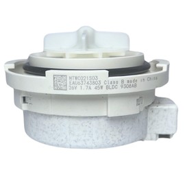 EAU63743803 Washer Drain Pump Assembly, OEM washing machine Pump Replacement Part for LG WM3600HWA, WM3600HVA, WM3700HRA, WM3400CW, WM3700HVA, WM3700HWA, WM3500CW