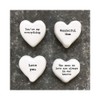 East of India White Heart Token - Wonderful Mum