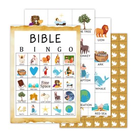 haipino Christmas Bingo Party Games with 24 Players, Christmas Party Games for Women Party Supplies, Family Activities, Party Favor Gifts for Young Women Men Family Activities - JY972