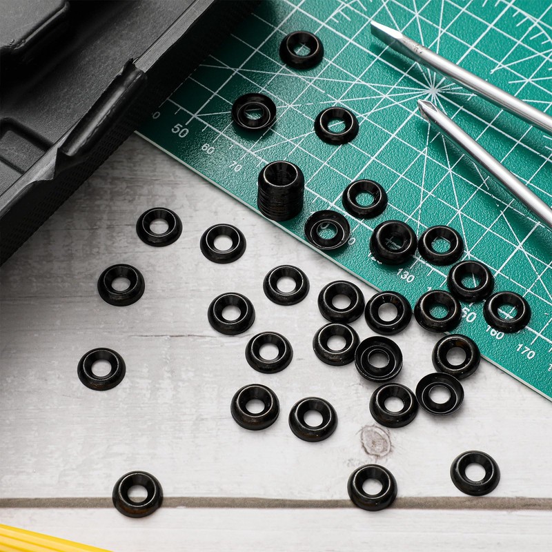 Yaocom 200 Qty #10 Countersunk Finish Washers 304 Stainless Steel