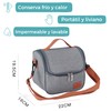 7 Litre Cooler Bag with Detachable Strap Collapsible for Beach,