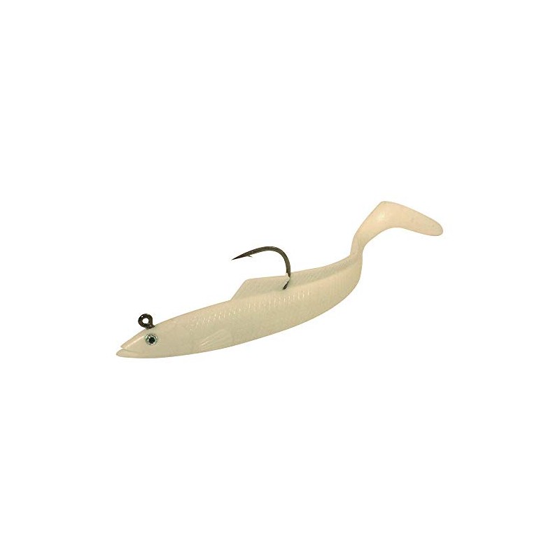 Sidewinder 4" Sandeels - 10g - Ghost White - Pack