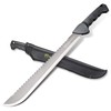 Kilimanjaro 21 Inch Stainless Steel Machete with Serrated Back and
