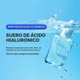 ISNTREE Ultra-Low Molecular Hyaluronic Acid Serum 1.69 fl.oz Vegan Korean Skincare 14-Complex Hyaluronic Acid Deep Hydration Lightweight & Fast-Absorbing