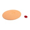 Cork Turntable Mat Vinyl Record Non Shake Slipmat Adapter Phonograph