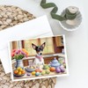 Caroline's Treasures DAC6884GCA7P Decorating Easter Rat Terrier Greeting Cards Pack