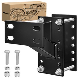 Nilight Spare Tire Carrier Trailer Spare Tire Mount Boat Trailer Carrier Bracket Utility Trailer Accessories Fits 4 & 5 & 6 Lugs Trailer Wheels on 4" 4.5'' 4.75'' 5'' and 5.5'' Bolt Patterns 150 Lbs