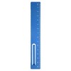 sourcing map Straight Ruler 15cm Metric Metal Aluminum Alloy Measuring