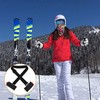 One Piece Elastic Ski Bands Velcro Strap Nylon Soft Snowboard