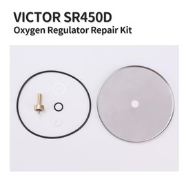 SR450D Oxygen Regulator Rebuild kit Compatible with Victor SR450 Series Repair kit with Diaphragm # 0790-0102