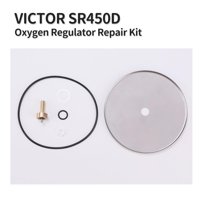 SR450D Oxygen Regulator Rebuild kit Compatible with Victor SR450 Series