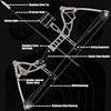 6-16.5" Compound Bow and Arrows Set for Archery Target Shooting