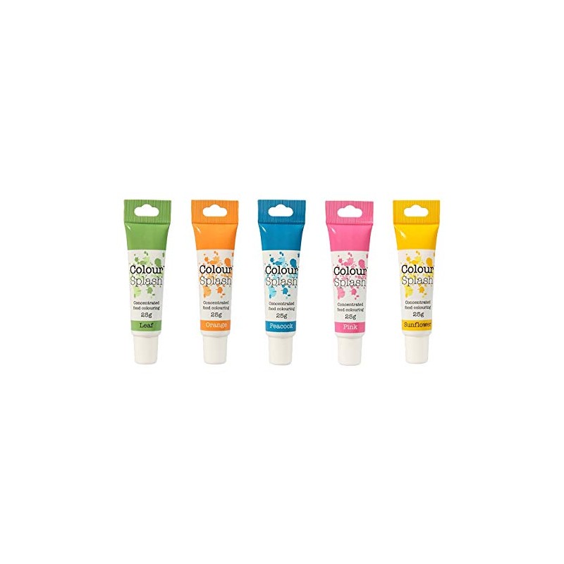 Tropical Food Colouring Gel Set - 5 Colours