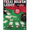 Texas hold'em tabletop playing felt layout
