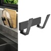 Pot Lid Holder Slidable Wall Mount Chopping Board Storage Rack