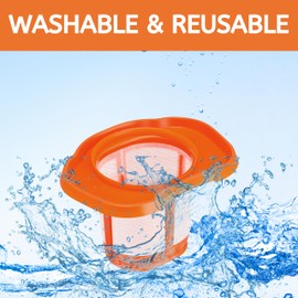 Nispira HHVKF10 Vacuum Cleaner Replacement Filter Compatible with BLACK+DECKER Handheld Vacuum, Fit for Models HHVK320J10, HHVK515J00FF, HHVK515JP07, 12 Pack