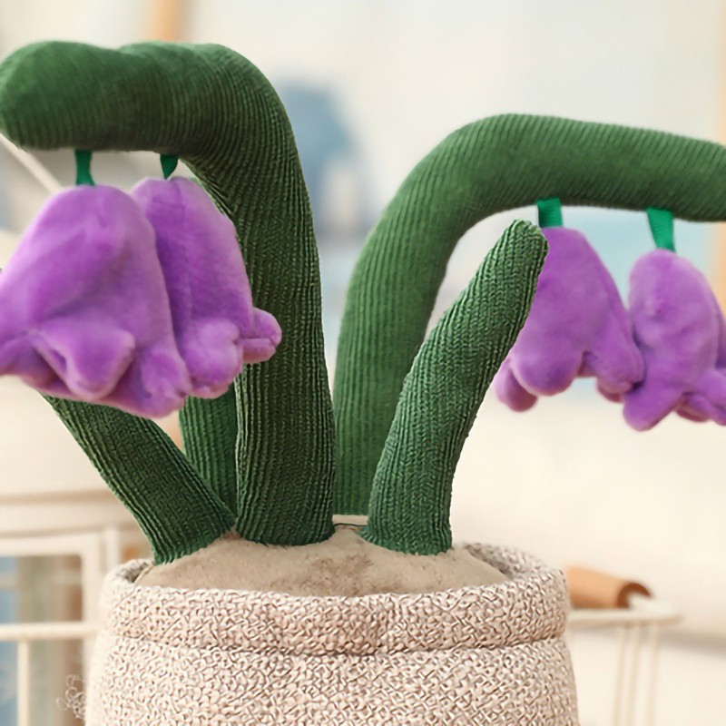 Potted Plush Decoration Cute Plants Plush Toy Skin Friendly Stuffed