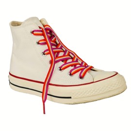 Lesbian Shoelaces, Lesbian Flag Striped Shoelaces, Lesbian Proud Love, Lesbian Gifts,ShoeLaces for Sneakers, Trainers , Boots & Shoes ,Colorful Shoe Laces for Parades -1 Pack 150cm Lesbian Shoelace